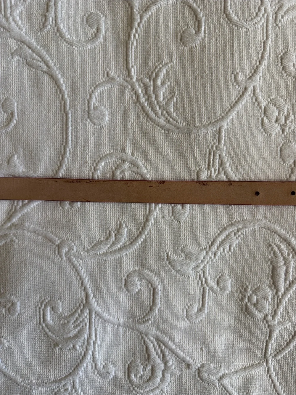 J. Crew Red Slim Leather Belt with Brass-Tone Buckle - Picture 5 of 8
